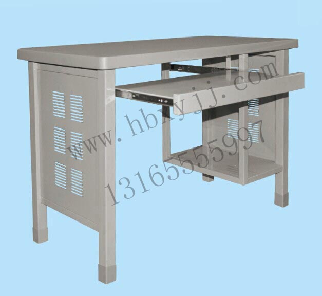 电脑桌(钢塑制式营具)